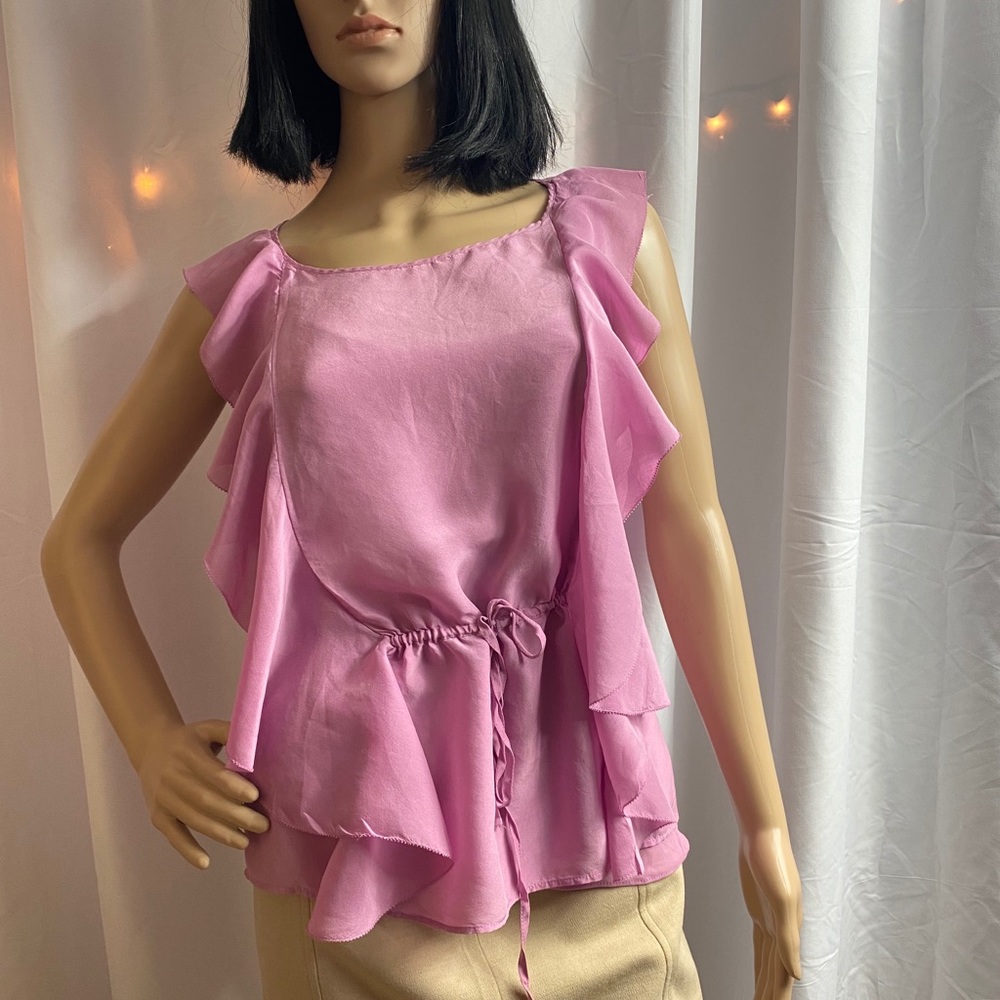 Pink Sheer Top